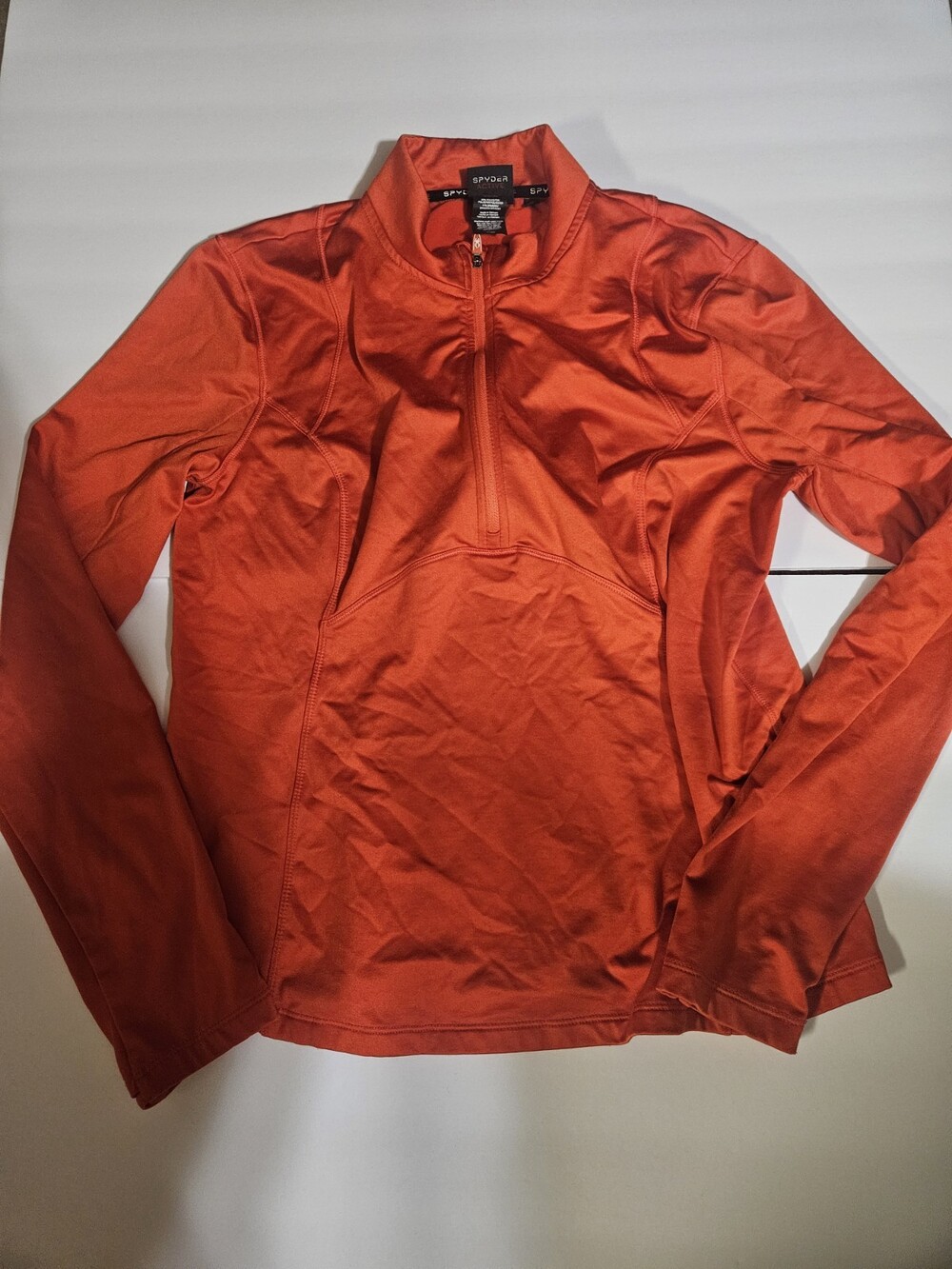 Spyder active womens half zip shirt L